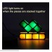 7 Colors Night Light 7 PCS Tetris Stackable Tangram Puzzle LED Induction Interlocking Desk Lamp 3D Toys Ideal Gift for Home and Office Decorations Easy Stacking up Magical Decoration Colorful Colorful B07MSD214P